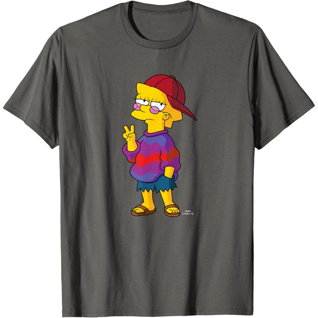 Kaos The Simpsons Cool Lisa T-Shirt – Baju Vintage 90s Retro Pria Wanita Unisex Cotton Combed 24s