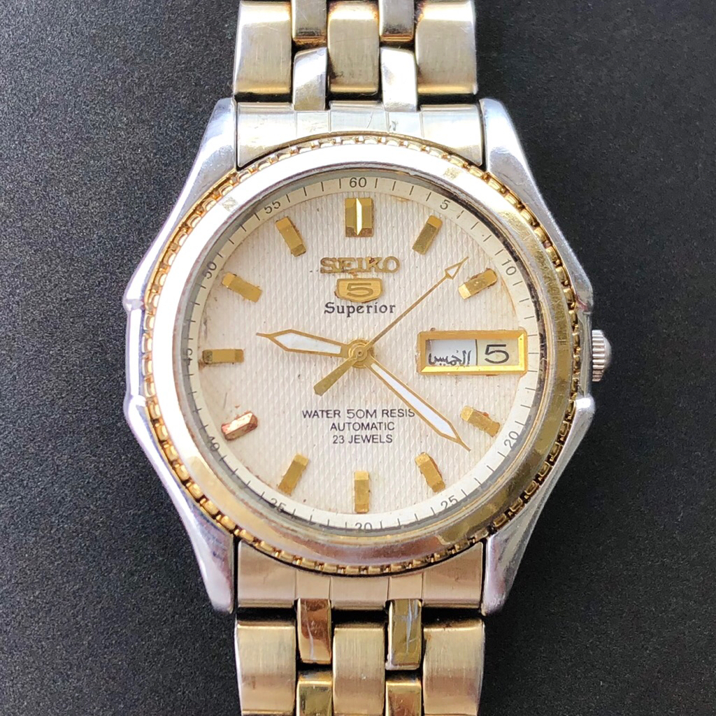 SEIKO SUPERIOR AUTOMATIC ORIGINAL BLUE DIAL / JAMTANGAN PRIA ORIGINAL / SEIKO DIVER 200M / JAMTANGAN