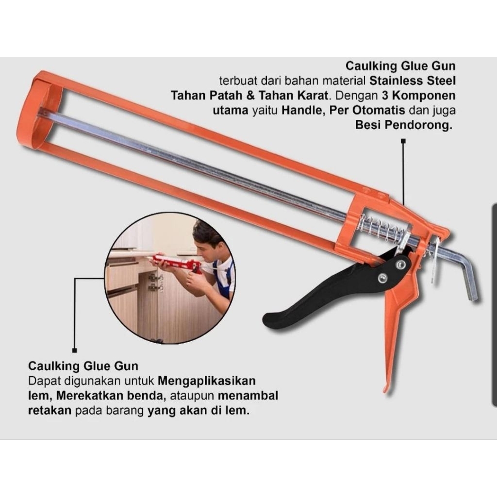 Alat tembak Sealent Botol/Tembakan Sealent Tulang Dan Tabung