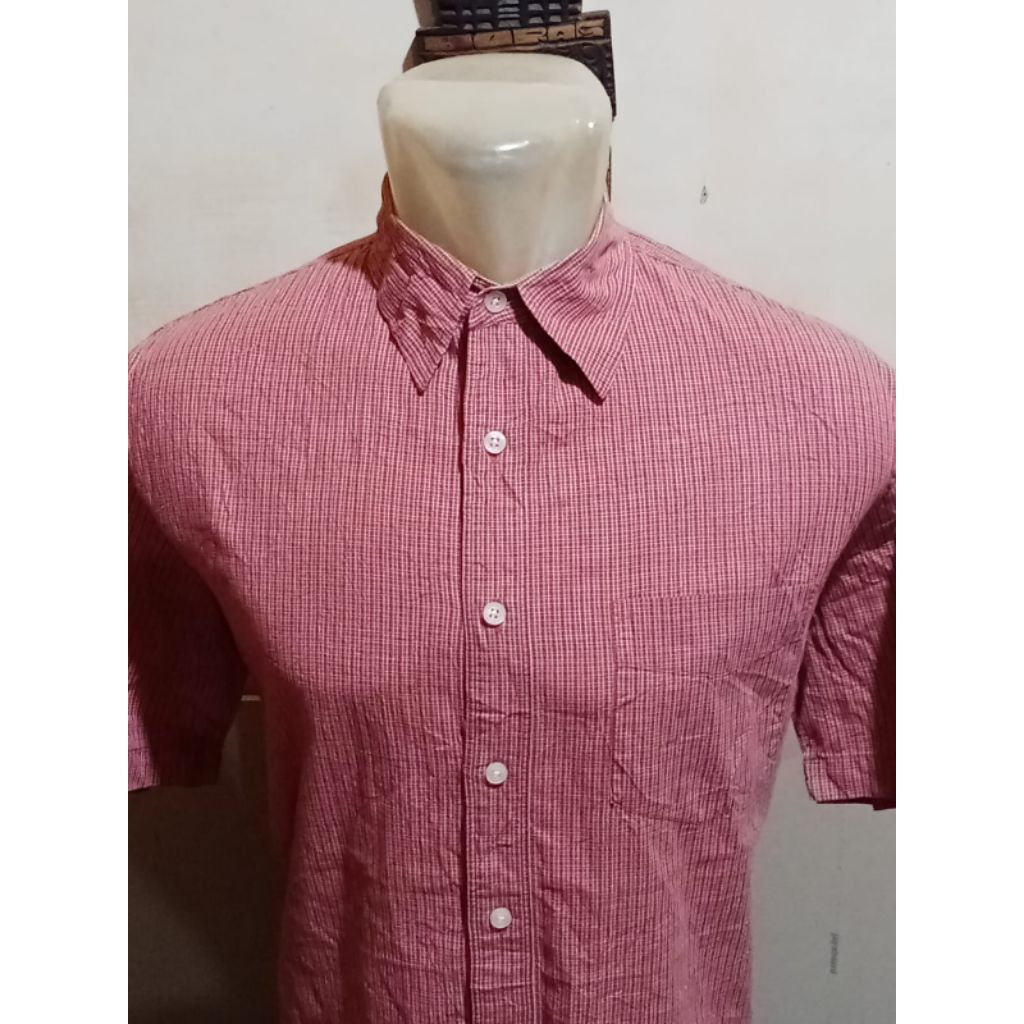 Kemeja Pendek Arrow Cowok Size XL