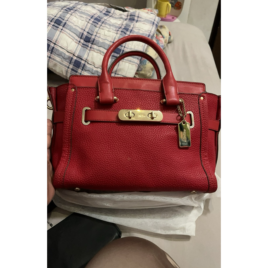 coach swagger tas sling kulit