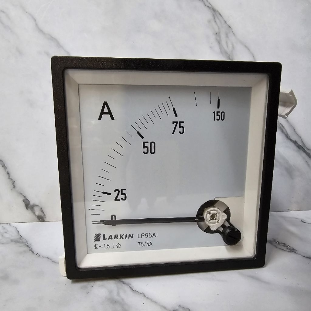 AMPERE METER ANALOG LP96AI VIA CT 30A 50A 60A 75A 100A 150A 200A 250A 300A 400A 500A 600A 96*96 LARK