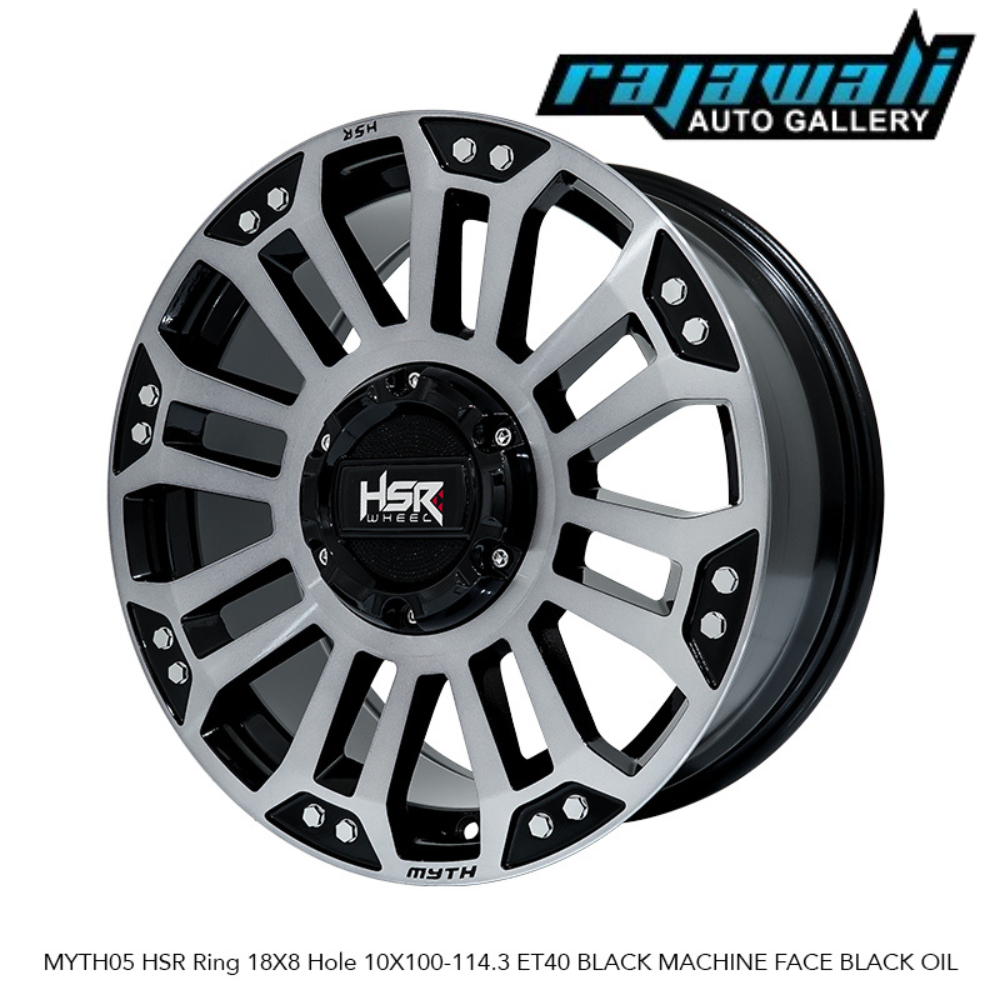 HSR WHEEL VELG RING 18 Lebar 8 Buat Mobil Xtrail Harier Captiva Harier Sportage Dll HSR MYTH05 R18