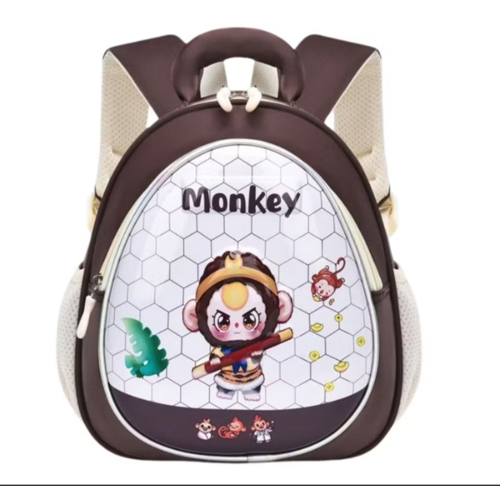 Tas ransel kera sakti anak tas ransel anak motif kera sakti tas ransel animal anak motif monkey mony