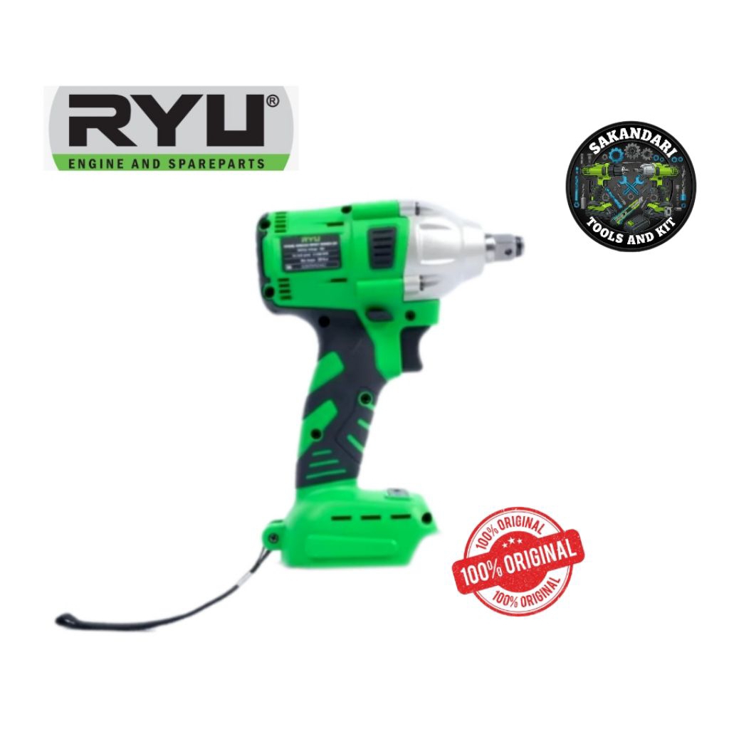 Original Impact Wrench RYU RCW20VOLT Tanpa Baterai