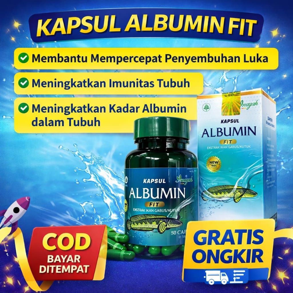 Albumin Fit Original Mempercepat Penyembuhan Luka