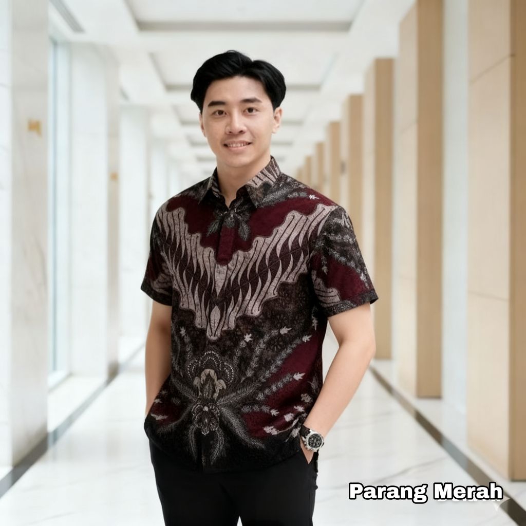 Terlaris Nyinom Sragam Sinoman Seragam Batik Bagus Bahu Barik Nikahan Kemeja Hem Batik Pera Batik Pr