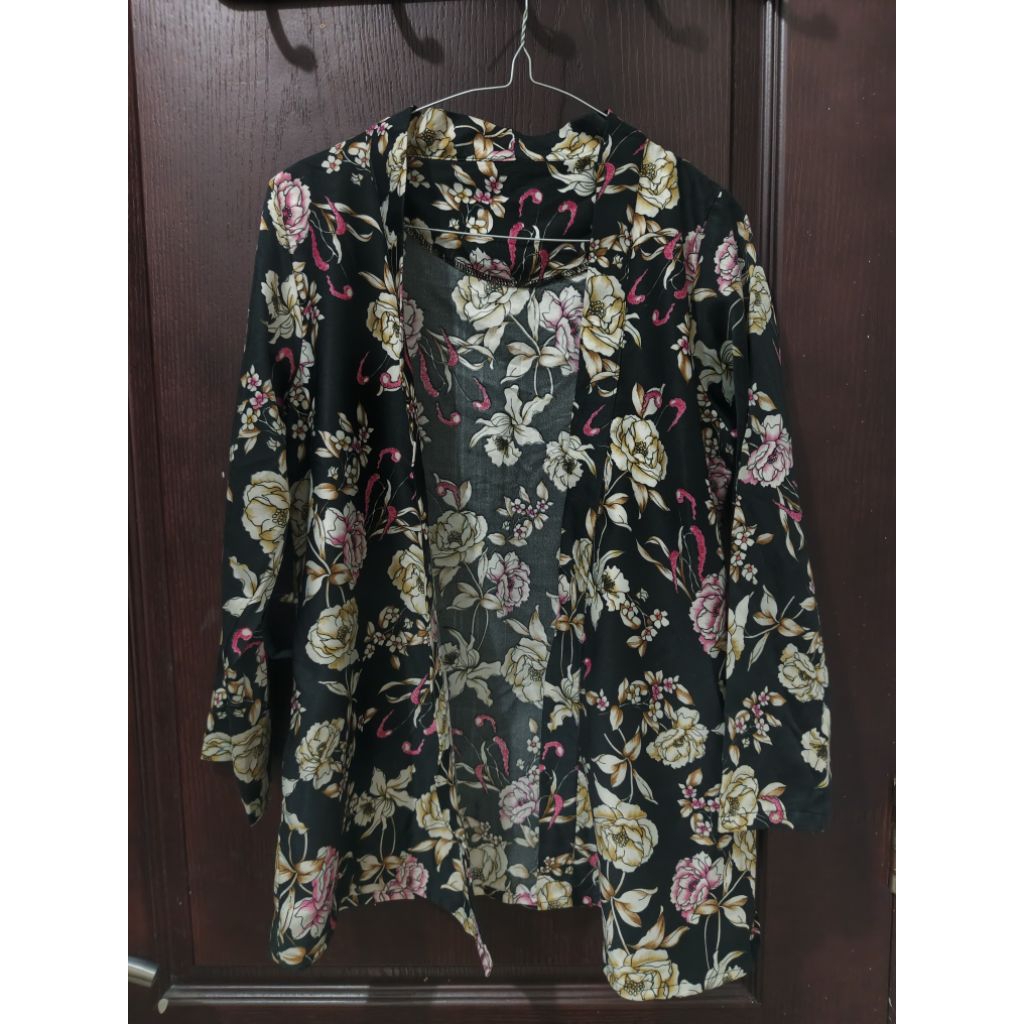 [ PRELOVED ] OUTER BATIK KEMEJA LENGAN PANJANG