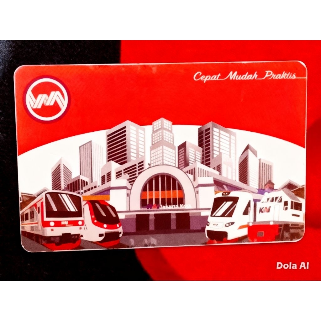 Kartu KRL Kereta Merah
