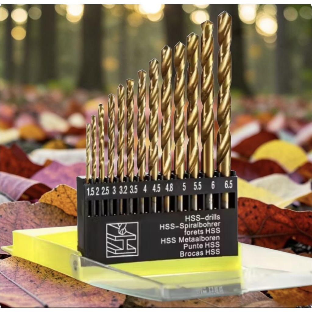 Satu Set Mata Bor Logam