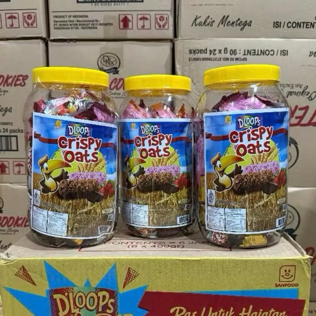 DLOOPS CRISPY OATS TOPLES 400GR