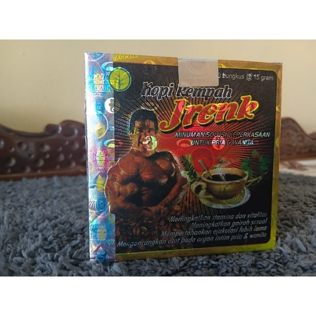 KOPI REMPAH JRENK KOPINYA LELAKI SEJATI ORIGINAL MINUMAN ENERGI UNTUK PRIA ISI 10 BUNGKUS