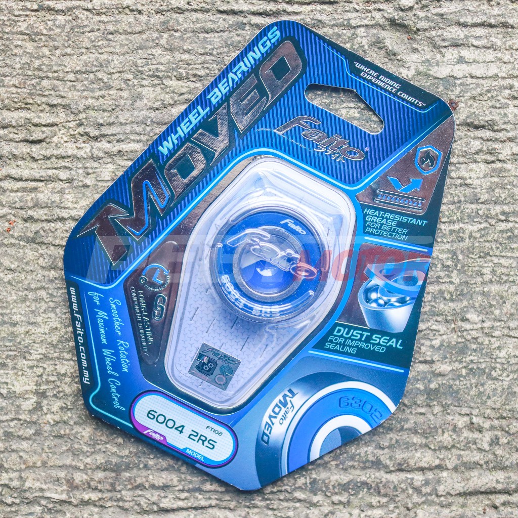 Bearing Laher Roda Depan Belakang FAITO 6004 6201 6203 6300 6301