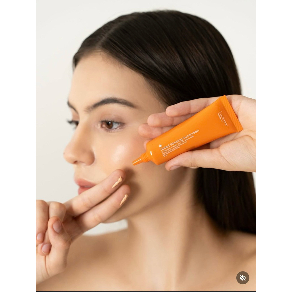 READY STOCK Lucienne Tinted Glowing Sunscreen NEW PACKAGING
