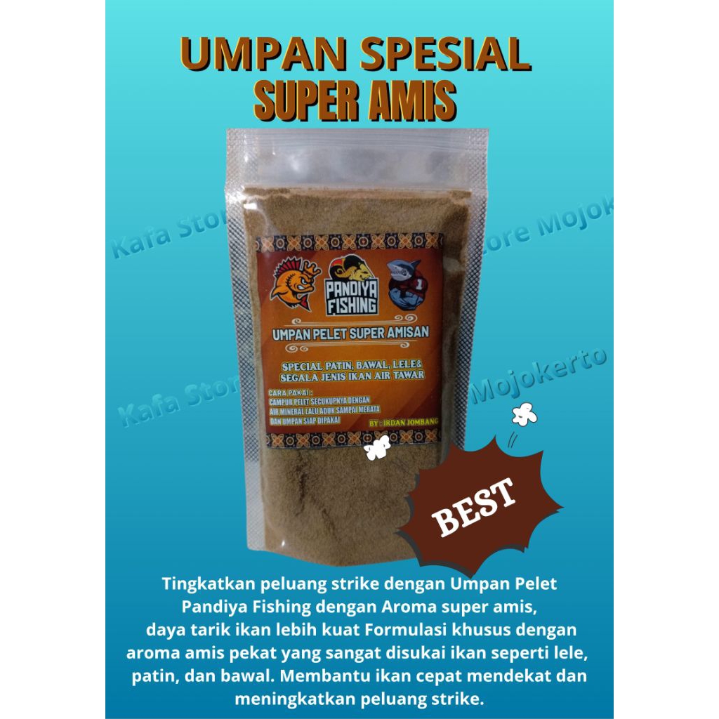Pelet mancing super amis pandiya fishing