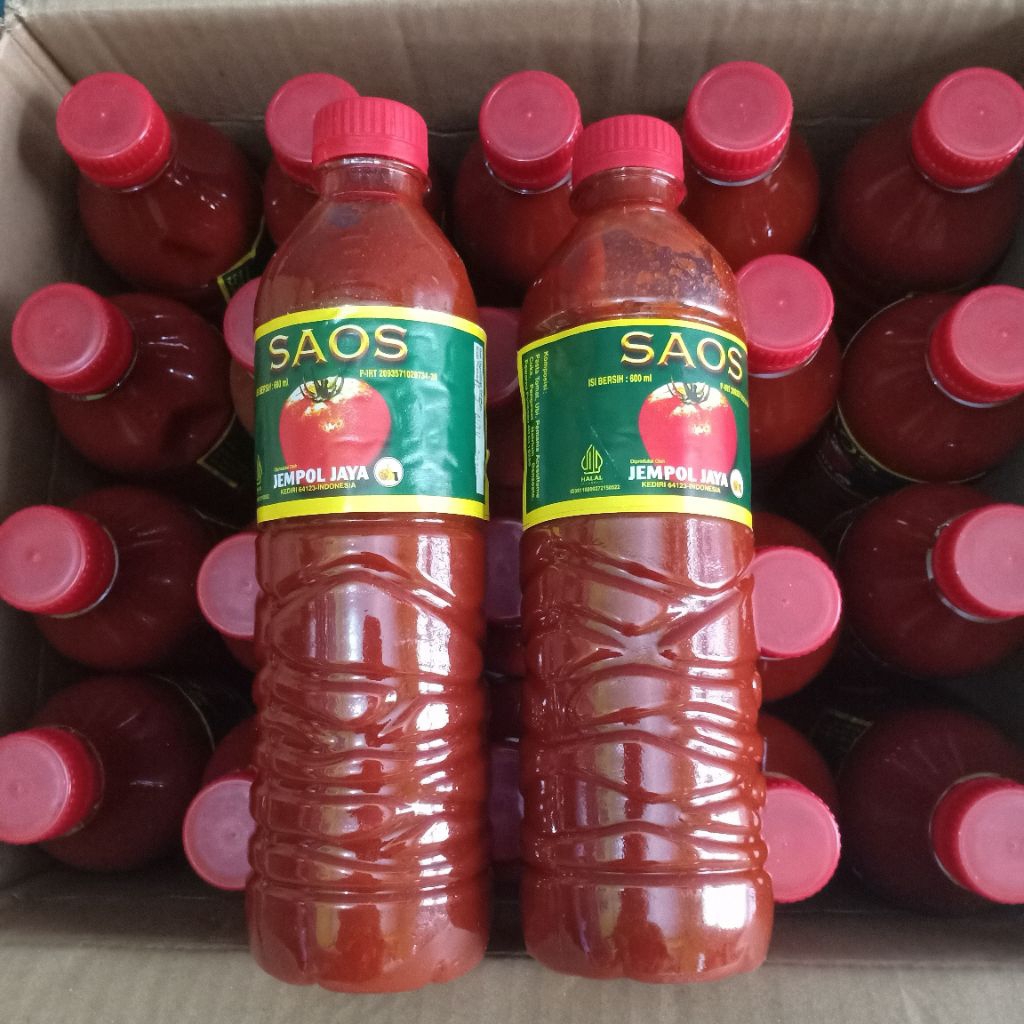 SAOS TOMAT BOTOL 1 DUS ISI 20 PCS