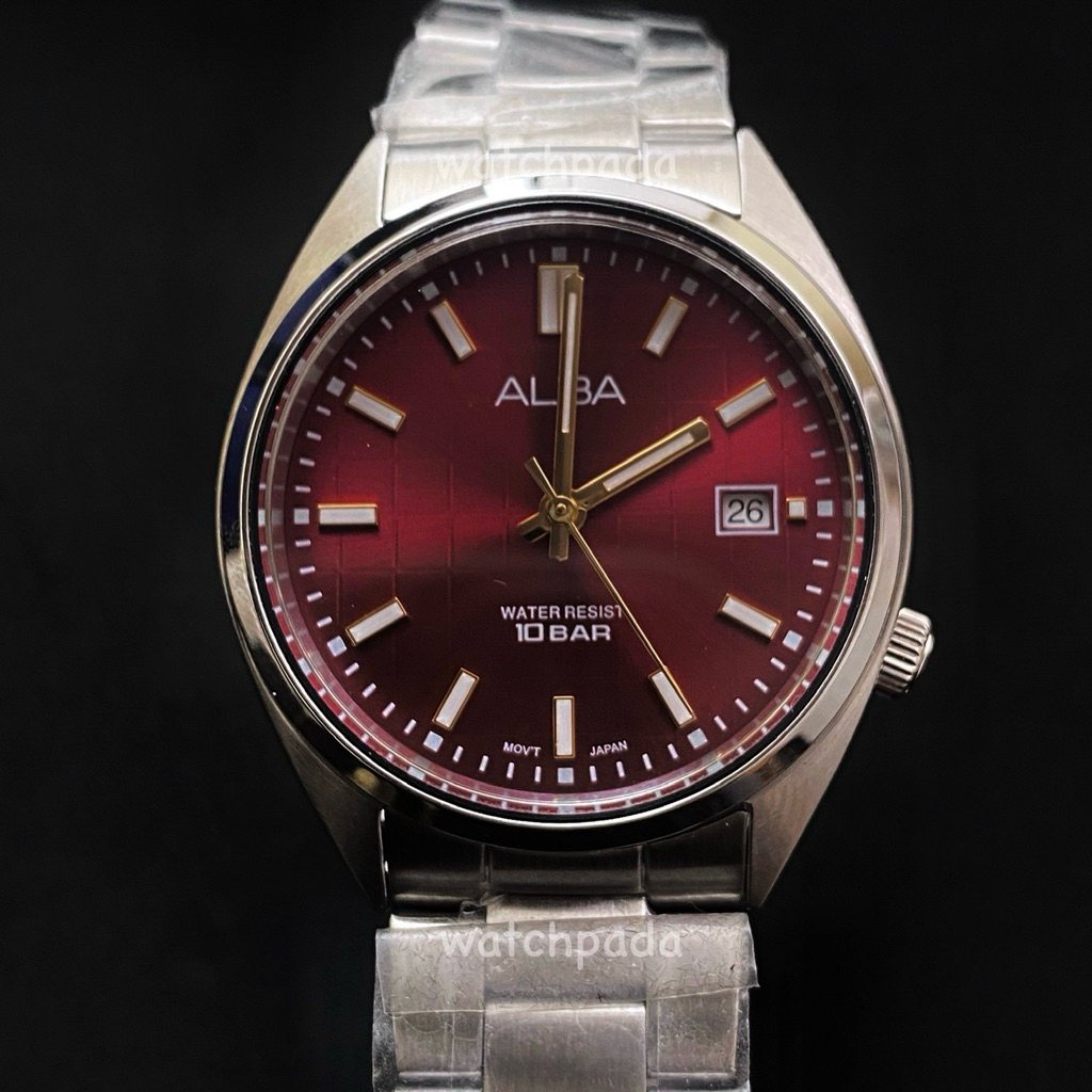 Alba Gelato AG8M31X1 Red Waffle Dial Quartz