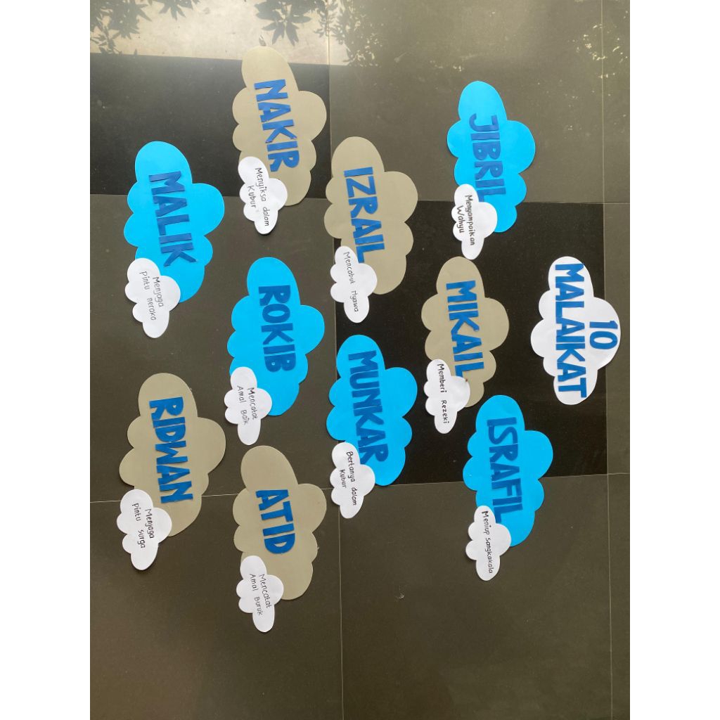 READY paket Nama 10 malaikat