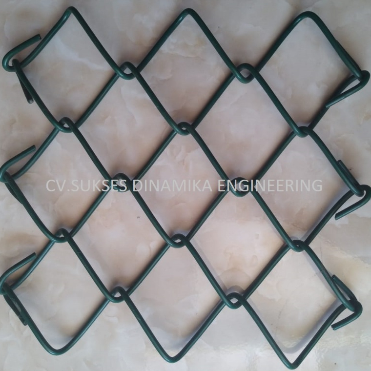 KAWAT HARMONIKA PVC TEBAL 2,7MM LUBANG 50MM