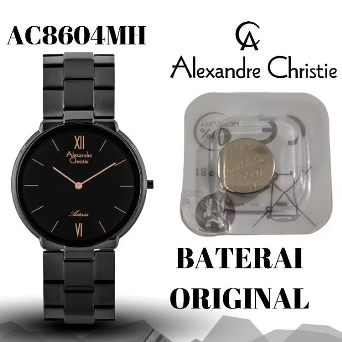Baterai jam ALEXANDRE christie original AC8604MH