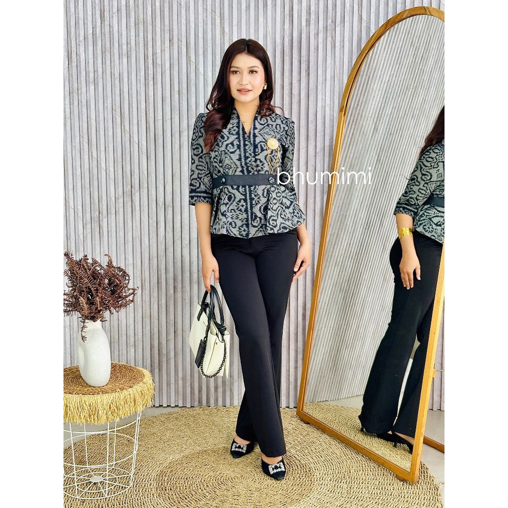 Atasan Endek Bali/Atasan wanita/Atasan kantor