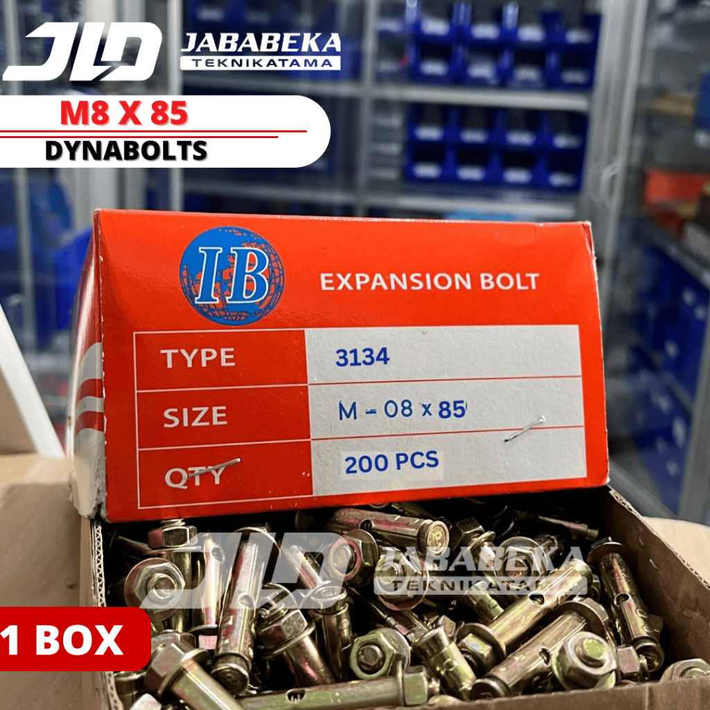 Dynabolt M8 x 85 Tipe 3134 Kuning ( 8,5 CM ) Dynabolt M8*85 (8.5 CM) - 1 BOX