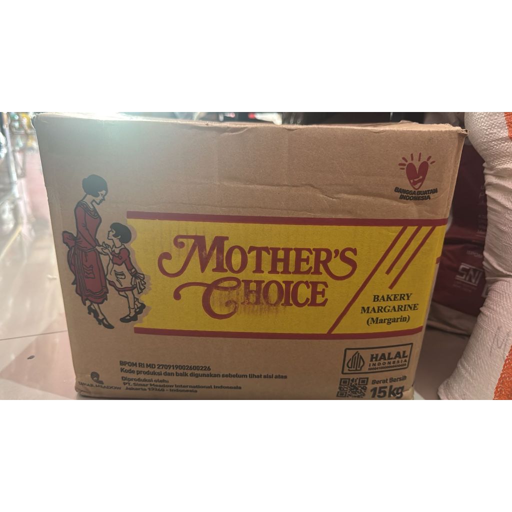 margarine mother choice 15kg. margarine mother choice per dus 15kg