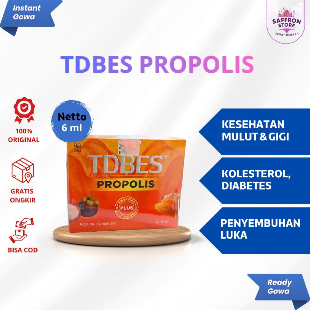 Propolis  TDBES Ekstrak Kulit Manggis 6Ml