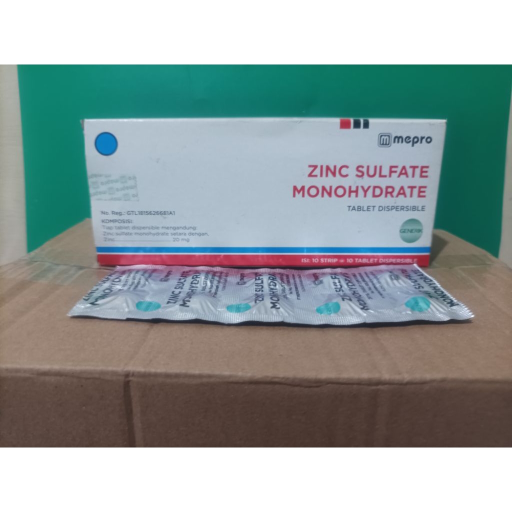 zinc sulfate monohydrate tablet