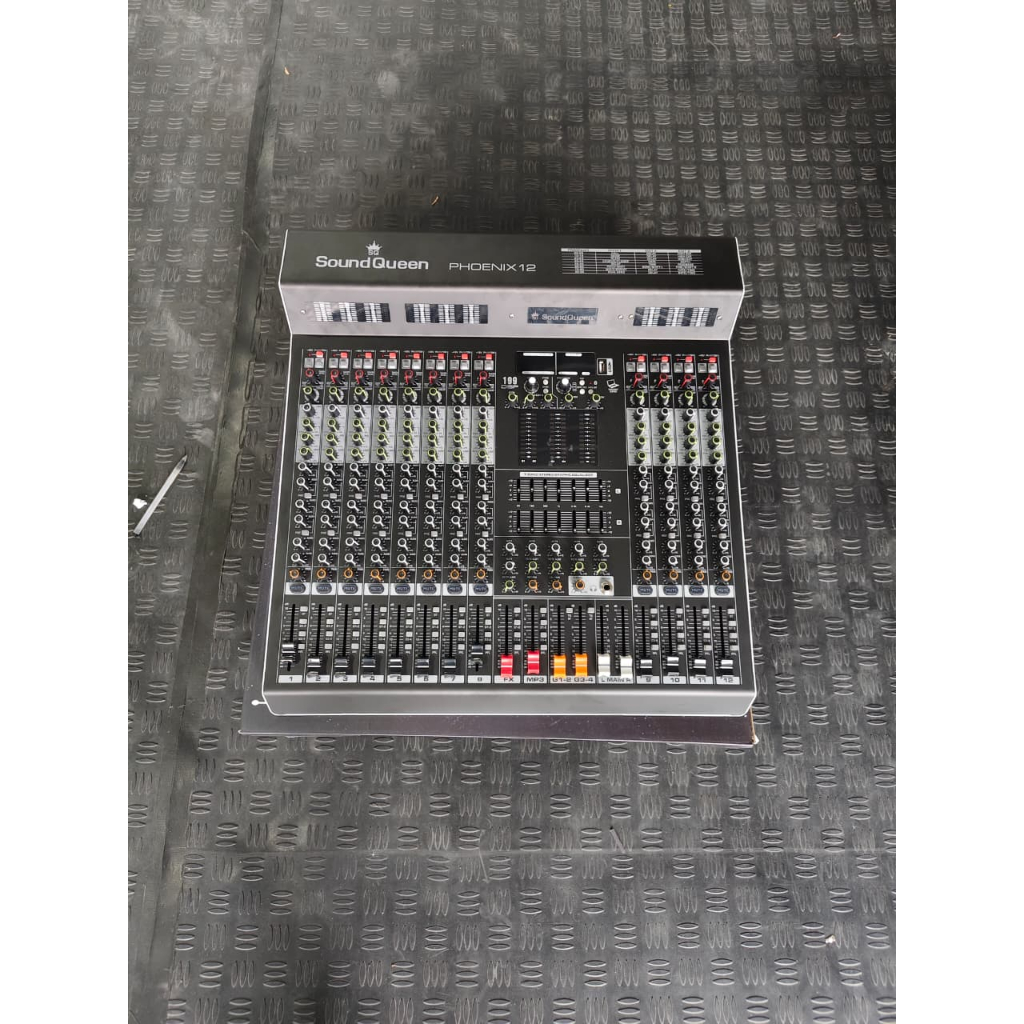 MIXER AUDIO SOUNDQUEEN PHOENIX 12 CHANNEL MIXER SOUNDQUEEN PHOENIX 12CH