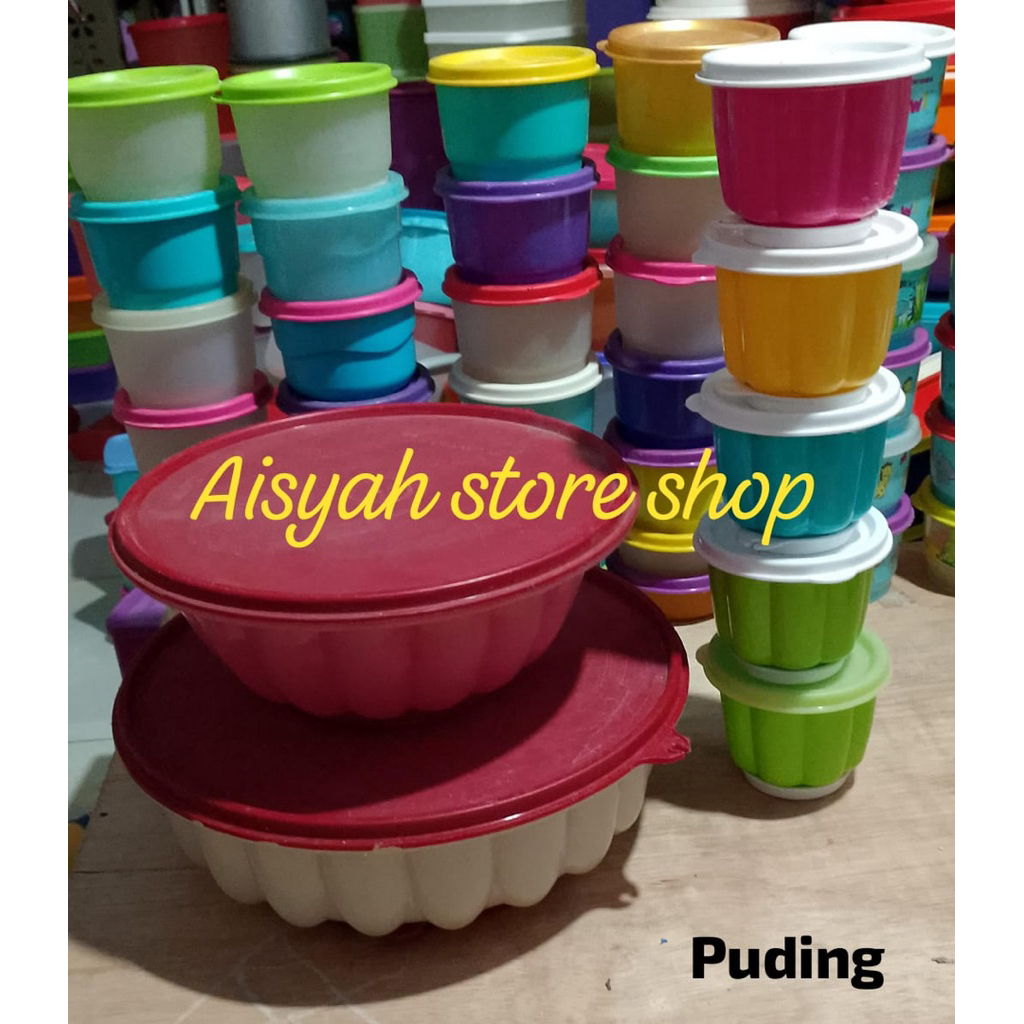 puding tupperware cup kecil
