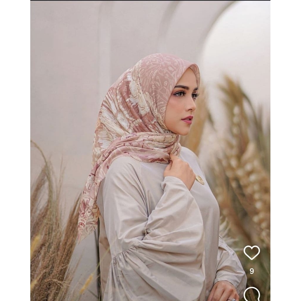 SALE  Scarf Buttonscarves Farsha XL - Misty Rose