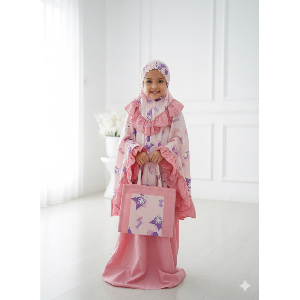 Mukena anak|Mukena anak karakter