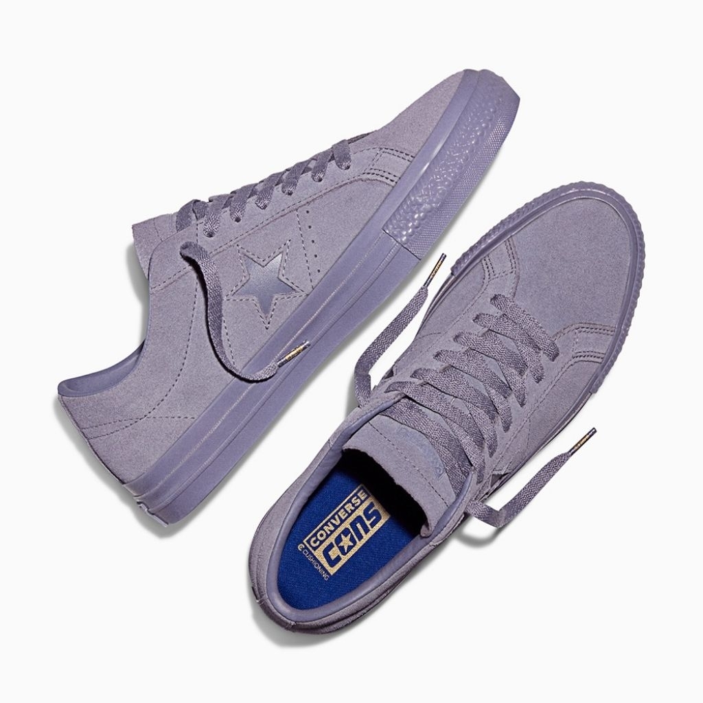 Sepatu Sneakers Converse One Star Pro - Thunder Whale Blue Original 100% BNIB (Resmi PT. MAP)