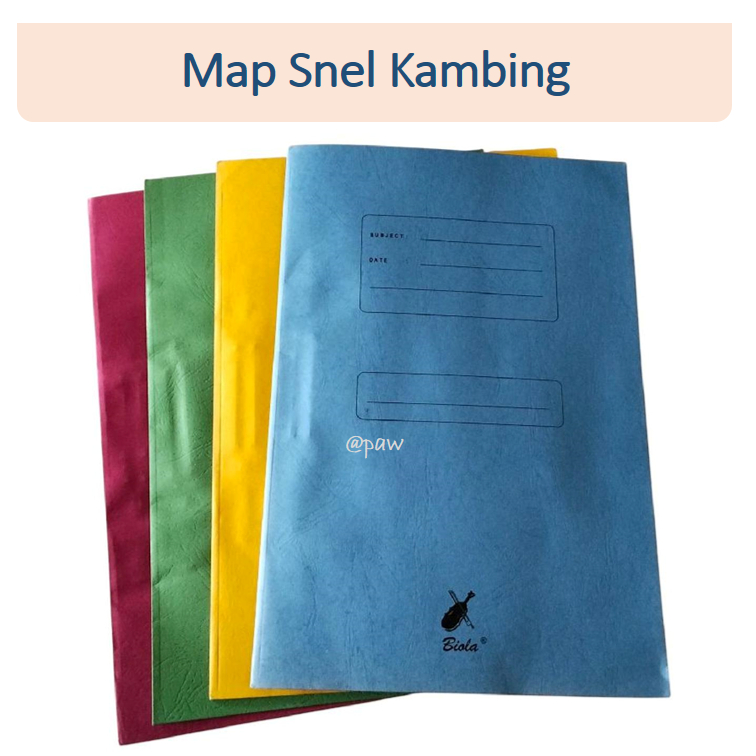 Map Kertas Biola Snel 5001/ Map Kertas Kambing Snell/ Map Kambing Lubang