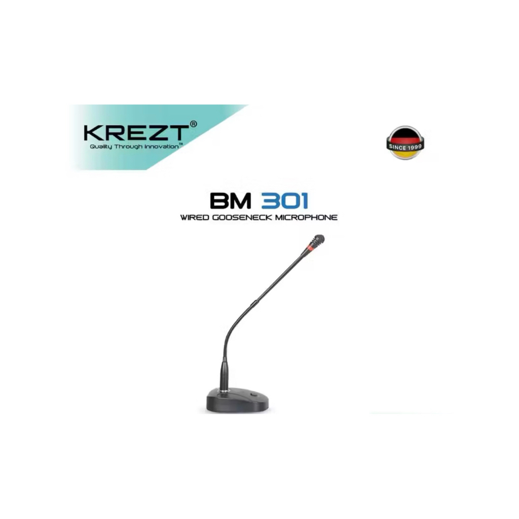 KREZT BM-301 Microphone Wired Gooseneck Conference Krezt BM-301 Original