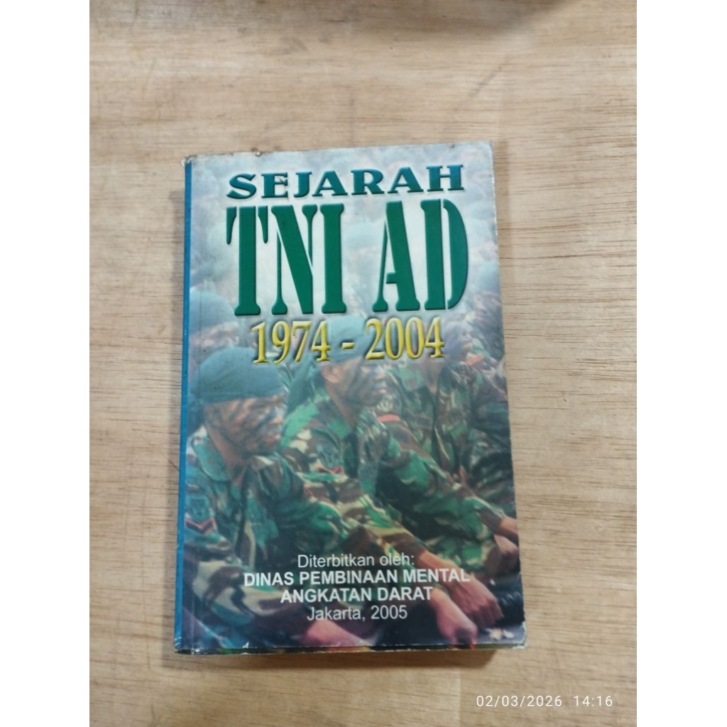 Buku Bekas Original Sejarah TNI AD 1974-2004
