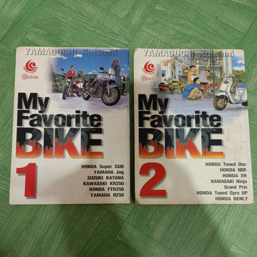 buku komik my favorite bike seri 1 dan 2 cabutan