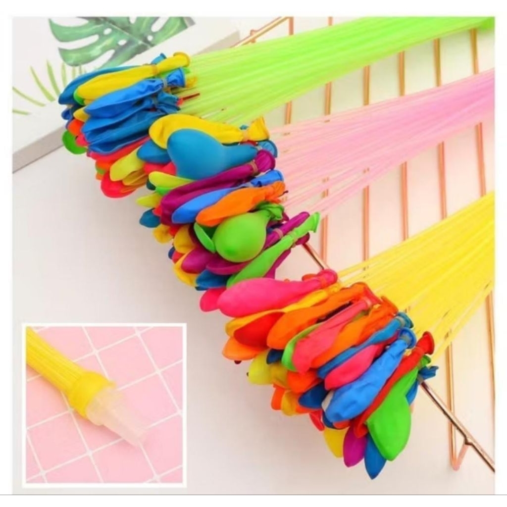 Balon air latek isi 72 / mainan seonsory balon air latex