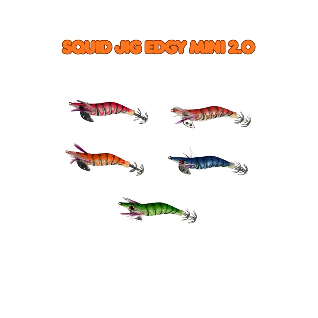 Umpan Cumi Silver SQUID JIG EDGY MINI 2.0