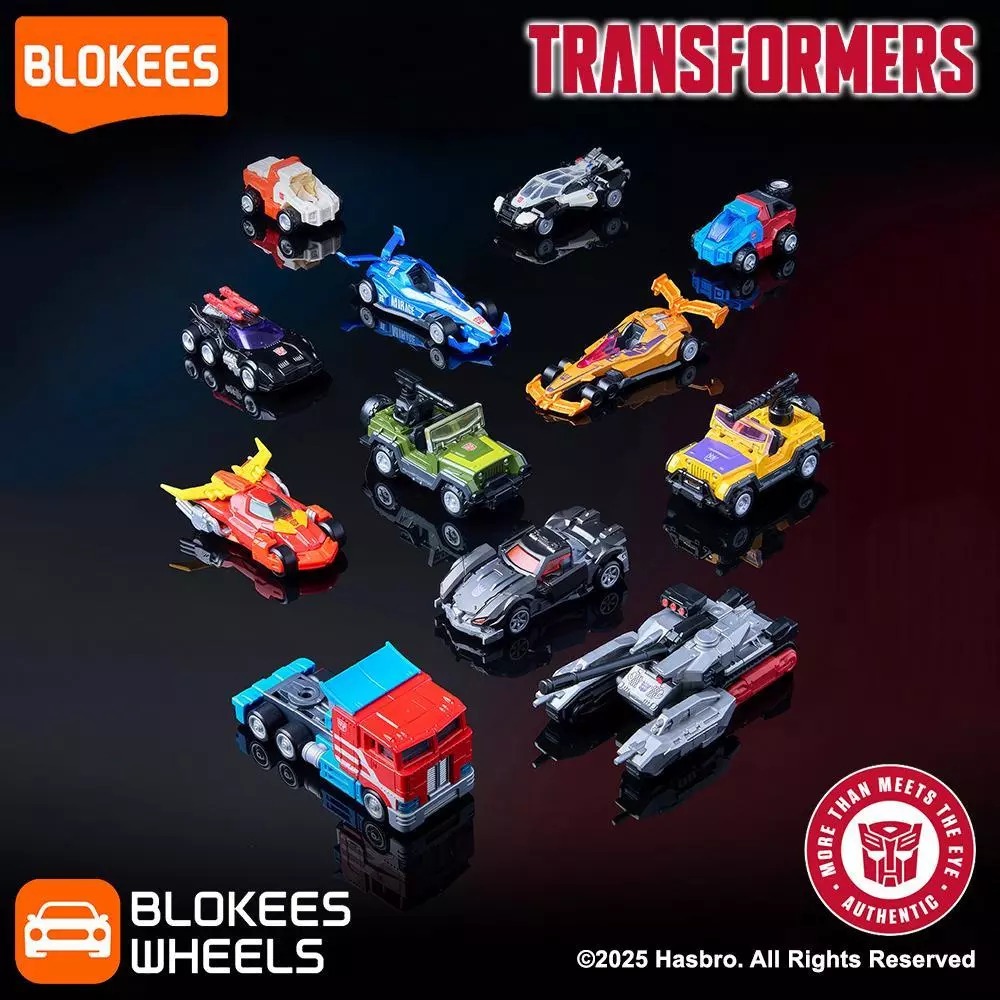 Blokees Wheels Transformers C01 Auto Prime Blind Box Optimus Prime Optimus Prime Hologram Edition Ro