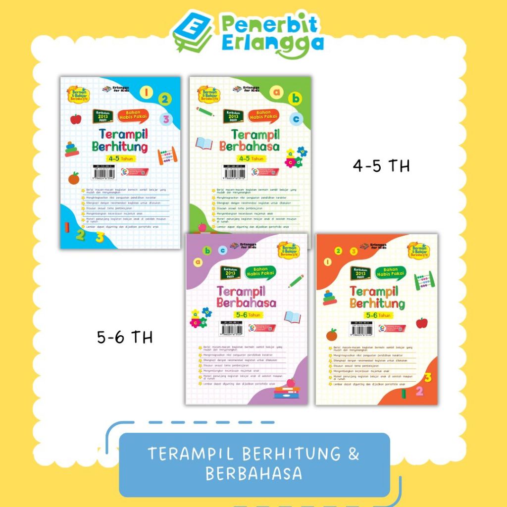 [Erlangga] SERI BUKU PAUD ERLANGGA : TERAMPIL BERHITUNG