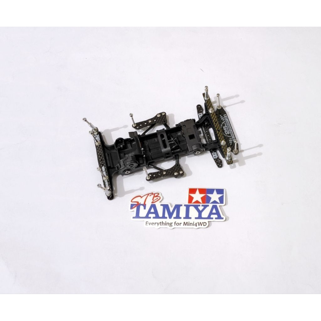Tamiya SFM Karbon Side Damper RTR (Kosongan) Full HG Bemper (Settingan Ban Small)