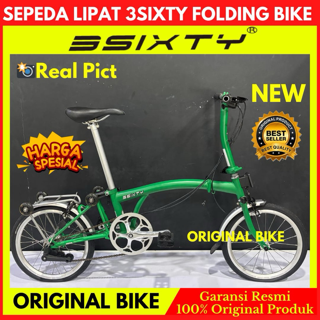 Sepeda Lipat 3Sixty Folding Bike Frame Chromoly Terbaru