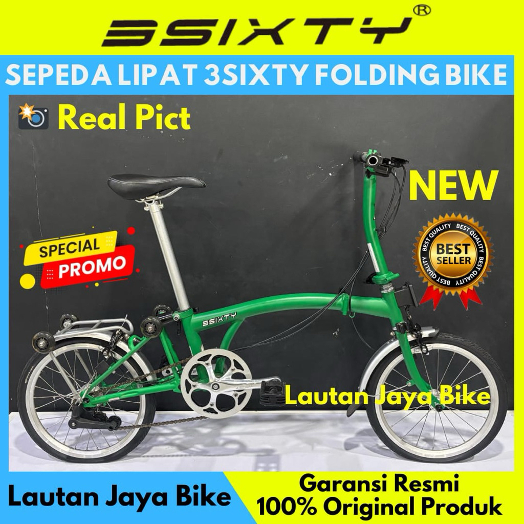 Sepeda Lipat 3Sixty Folding Bike Frame Chromoly Terbaru