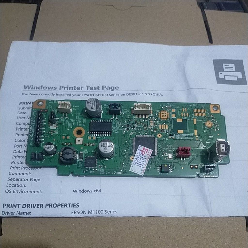 Logic board M1100 Mainboard Epson M1100