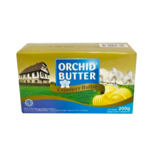 Orchid Unsalted Butter 200gr / Unsalted Creamery Butter 200gr