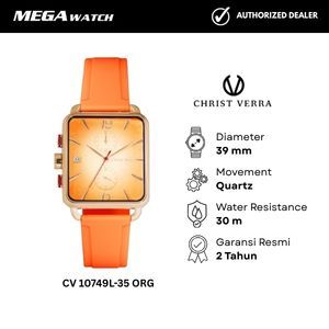 Jam Tangan CHRIST VERRA CHRIST VERRA Wanita Original CV 10749L-35 ORG
