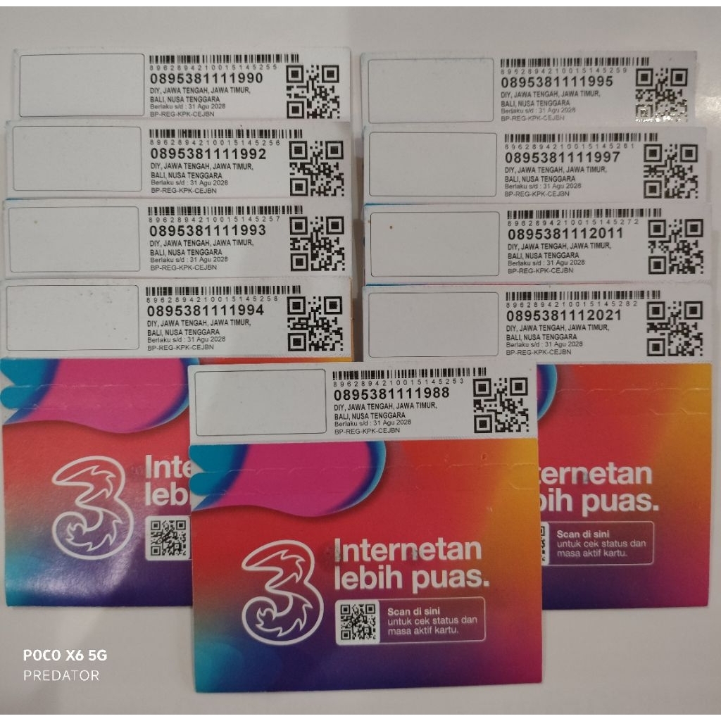 Nomor Tri Cantik Seri Tahun Indosat Ooredoo Hutchison