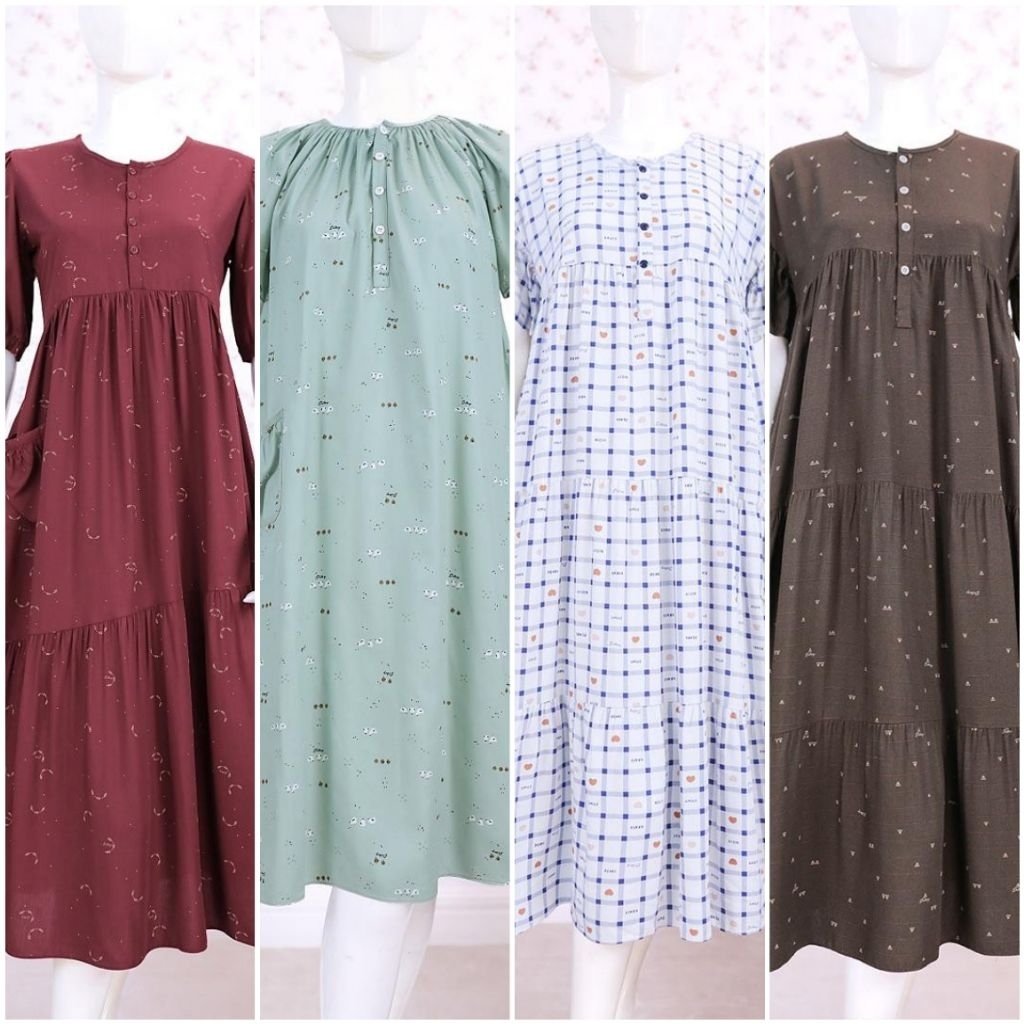 DITSY MARET, navira summer, sohvi cloud white summer, rusa vintage, chick Sage Nightdress, edalyn ni